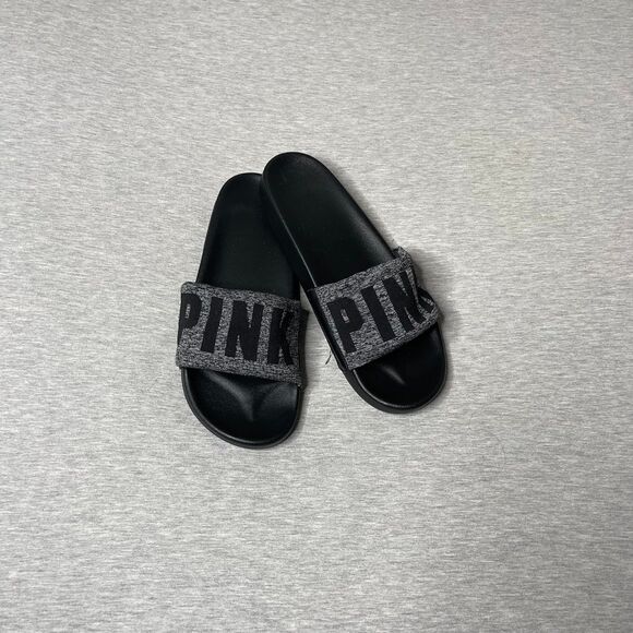 Victoria's Secret PINK Women’s Vintage Logo Stretch Sandal Slides - Picture 9 of 12